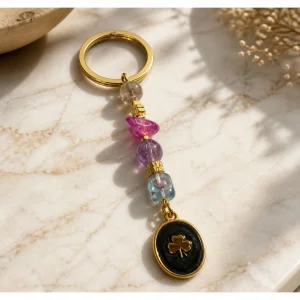 Natural Stone Keychain