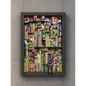 Dwell I Wood Relief Wall Art