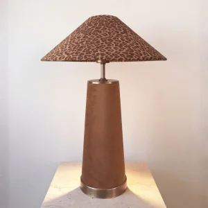 Terra Camel Leopard Table Lamp