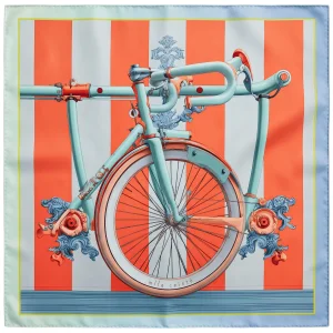 The Avantgarde Cycle Silk Scarf