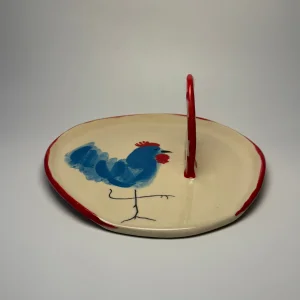 Handmade Ceramic Spoon and Pot Lid Holder