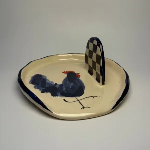 Handmade Ceramic Spoon and Pot Lid Holder