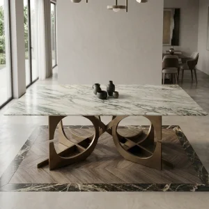 Calacatta Aurelia Marble Dining Table
