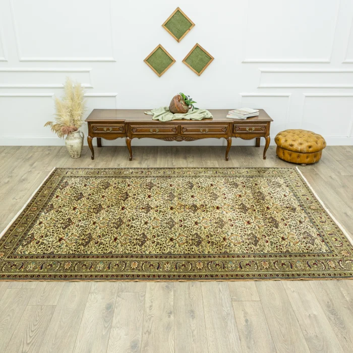Nev Hand-Knotted Vintage Kayseri Rug 200x293 Cm - 2