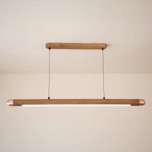 Doğan Walnut Wood Pendant Light