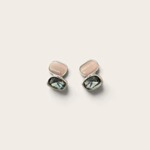 Gusso Rhodium Plated Earring