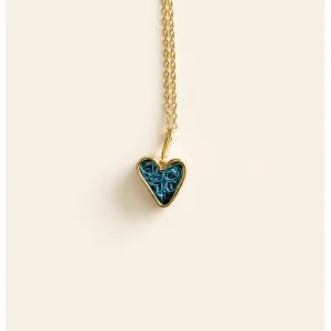 Prema Mini Heart Necklace | 24K Gold Plated