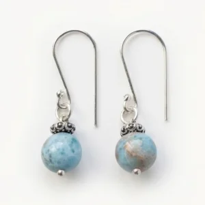 Awen Larimar Handmade Earrings