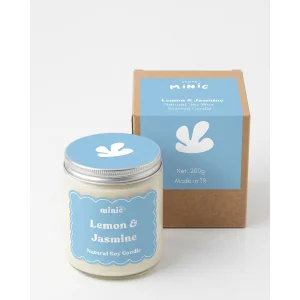 Lemon & Jasmine Natural Soy Wax Candle