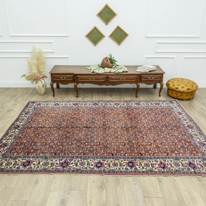 Mihra Decorative Red Kayseri Rug - 2
