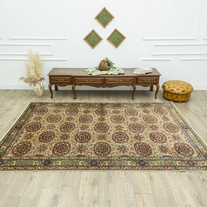 Rustically Designed Kayseri Hand-Knotted Rug - 2