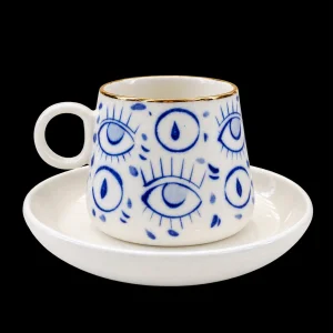 Handmade Porcelain Turkish Coffee Cup