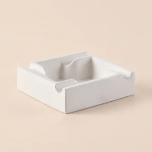 Tide White Concrete Ashtray