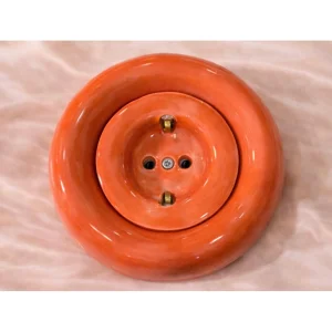 Orange Ceramic Socket