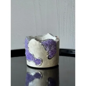 Handmade Lila Decorative Soya Wax Candle