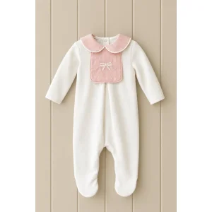 Bella Cotton Lace Detailed Newborn Romper