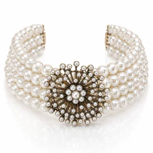 Madamce Pearl Choker Necklace