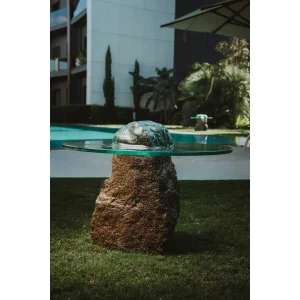 Red Lava Rock #004 Coffee Table