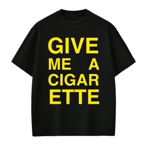 Black Ciggie Oversize T-Shirt
