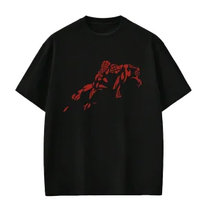 Vintage Oversize Black Tişört