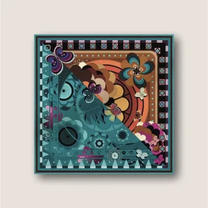 Jardin Automne Wool Scarf