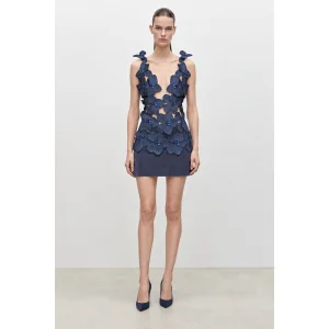 Denim Orchid Mini Dress