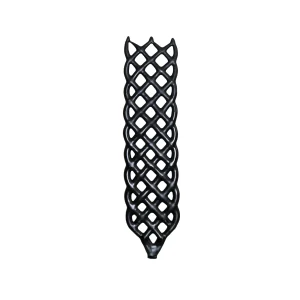 Hexa Flame Black Sculptural Candle