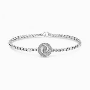 Koi Fish Chain Silver Bracelet - 1