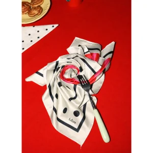 Not Just Polka Çizgi ve Puantiye Desenli Fular Bandana - 2
