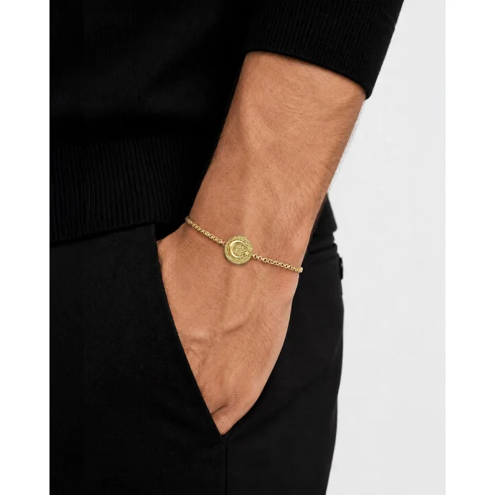 Star Crescent Chain Silver Bracelet - 2