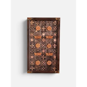 Handcrafted Copper Flower Wall Panel
