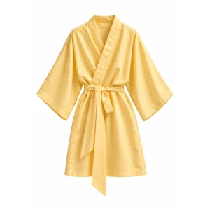 Jaune Miel Kısa Kimono