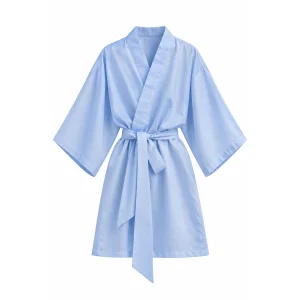 Bleu Brume Kısa Kimono