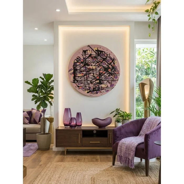 Circut Daire Tuval Resim - 3