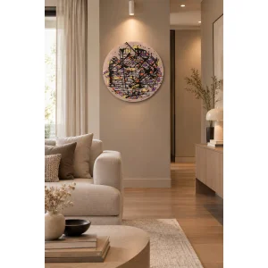 Circut Daire Tuval Resim - 4