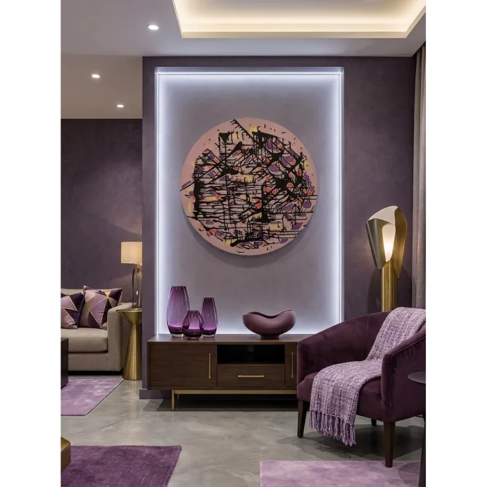 Circut Daire Tuval Resim - 2