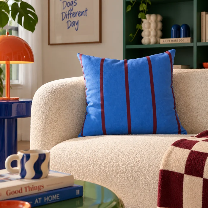 Striped Pattern Cushion Cover - 3