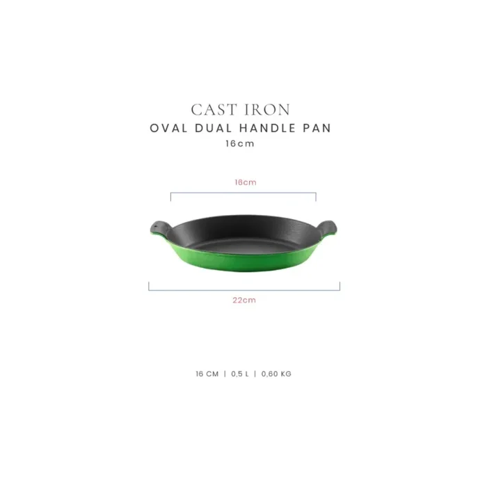Foret Koleksiyonu Döküm Oval Sahan - 3