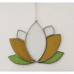 Vitray Lotus Gün Işığı Duvar Dekoru