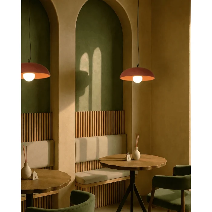 Bowl Concrete Ceiling Lighting - 5
