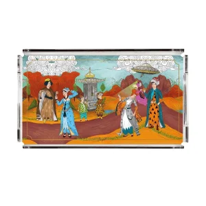 Ottoman Akrilik Dikdörtgen Tepsi - 1