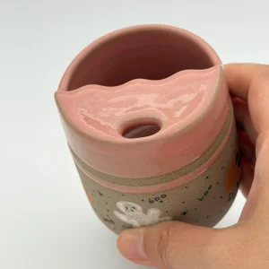 Halloween Stoneware Sipper Kupa - 6