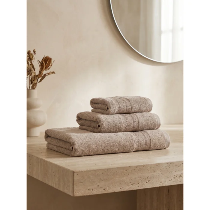 Elise 3-Piece Guipure Bath Towel Set - 2