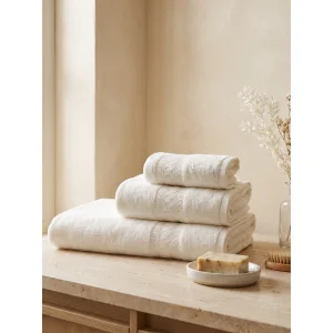 Elise 3-Piece Guipure Cotton Bath Towel Set - 2