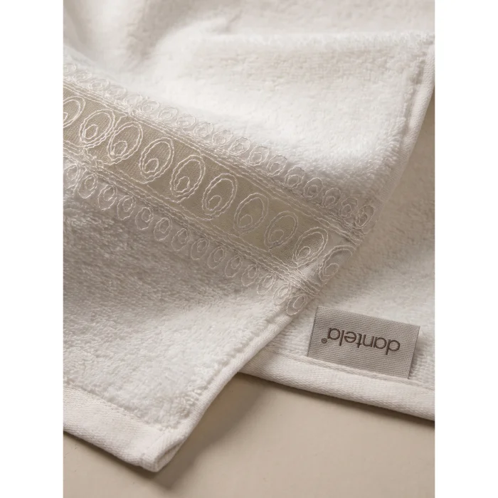 Elise 3-Piece Guipure Cotton Bath Towel Set - 3