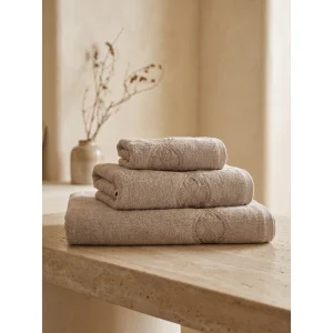 Fleur 3-Piece Guipure Bath Towel Set - 2