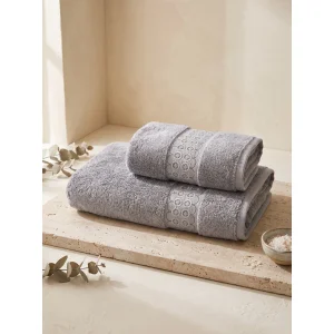 Nomad 2-Piece Embroidered Bath Towel Set - 2