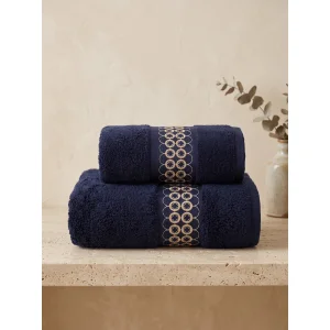 Nomad Embroidered 2-Piece Bath Towel Set - 2