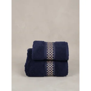 Nomad Embroidered 2-Piece Bath Towel Set - 1