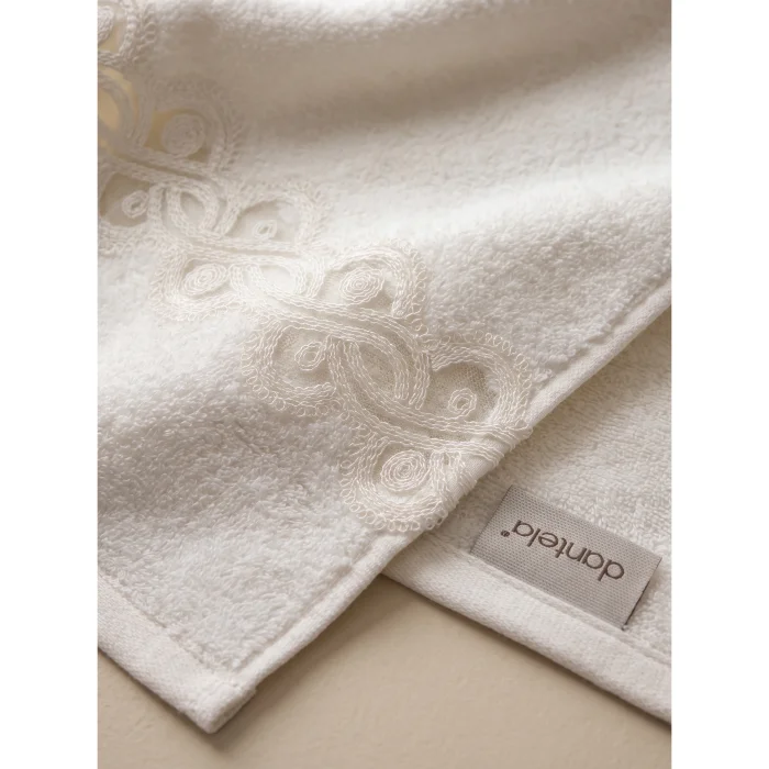 Viola 3-Piece Guipure Bath Towel Set - 4
